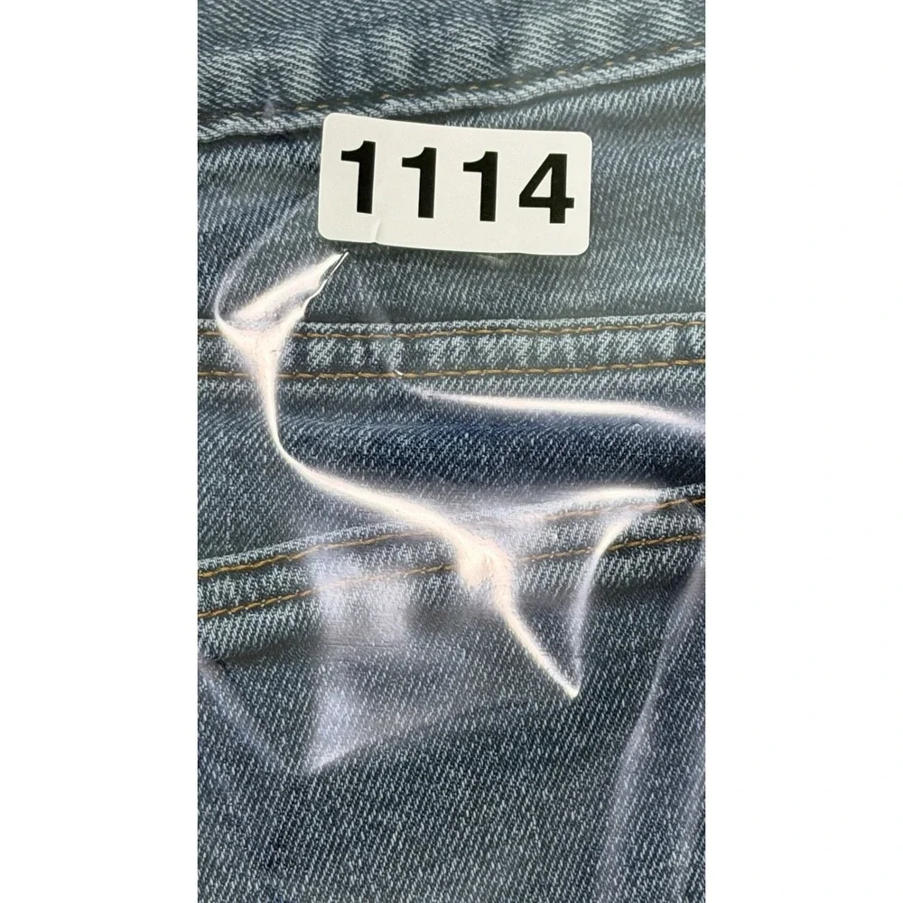 GAP Men's Straight Leg Jeans Size Blue Stretch Denim Mid Rise‎ 28x30